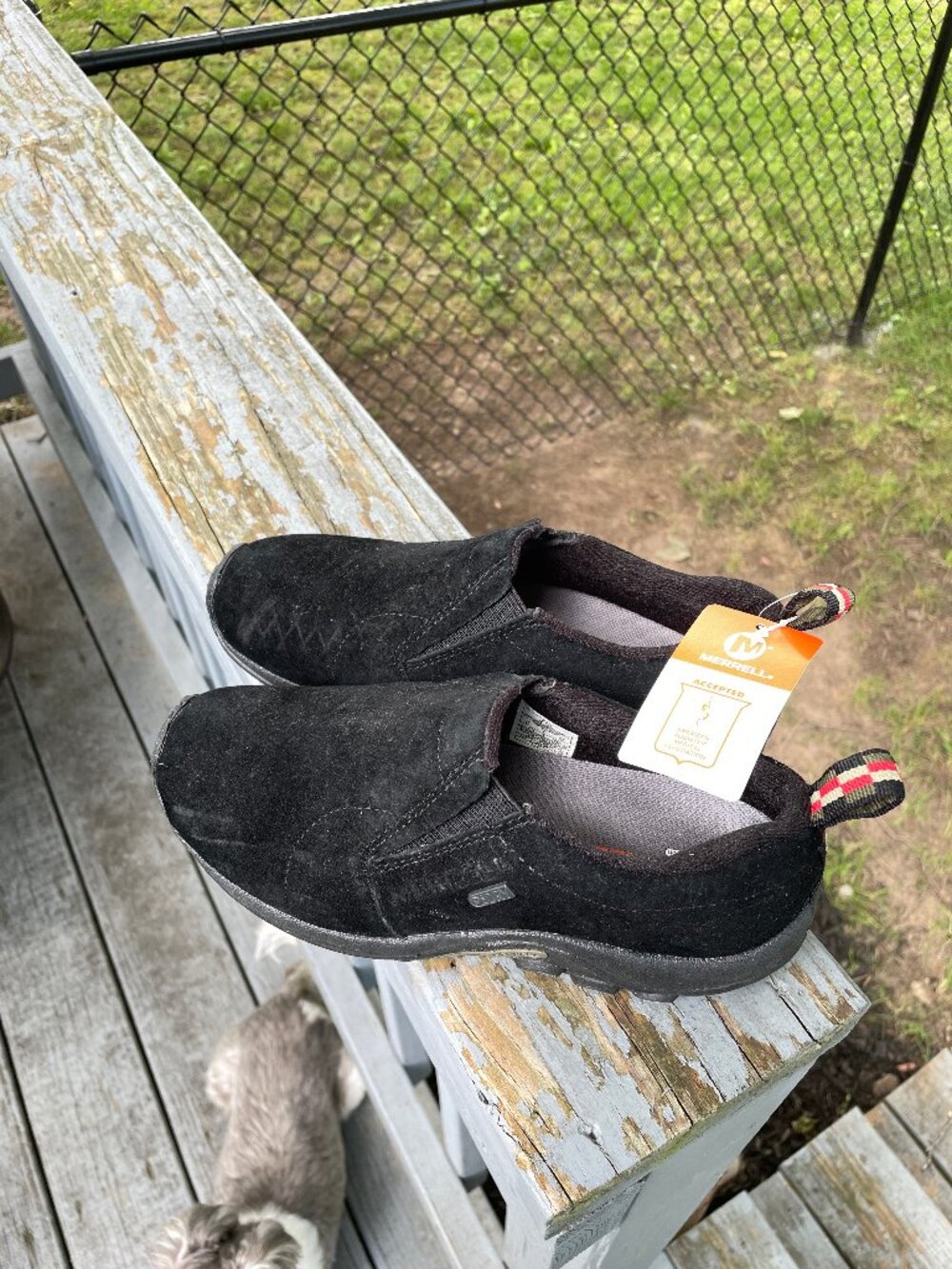 Merrell Slip On Jungle Moc Shoes Women 6.5 Black New With Tags - Picture 2 of 10